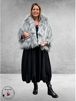 VINCENZO ALLOCCA Fluffy Jasje Grijs